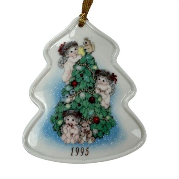 Dreamsicles Christmas Ornament The Finishing Touches Tree Angel Limited 1995 - Picture 1 of 7